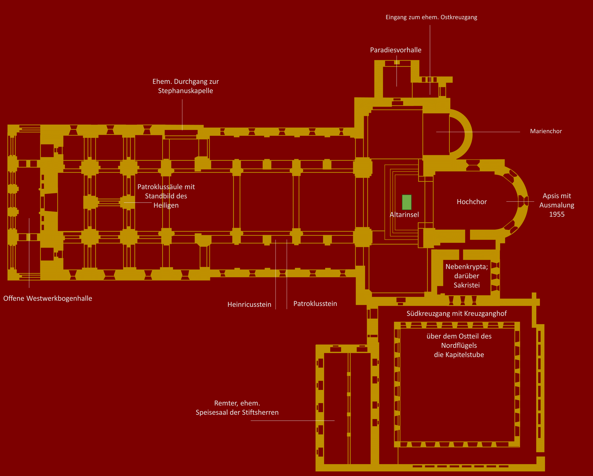 Spannende St Patrokli Dom Ebenbild